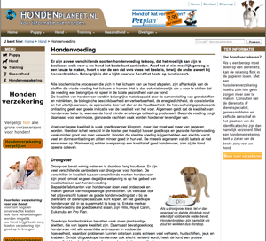 Voorbeeld van een zelf gemaakte website beheerd door Burgers Webvertising.